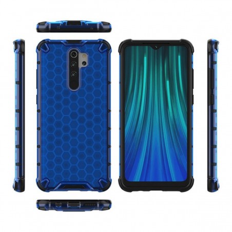 Funda Tipo Honeycomb Armor (Pc+Tpu) Azul para Xiaomi Redmi Note 8 Pro