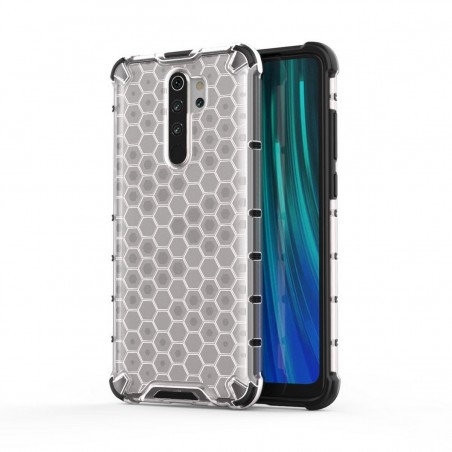 Funda Tipo Honeycomb Armor (Pc+Tpu) Transparente para Xiaomi Redmi Note 8 Pro