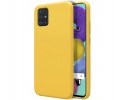 Funda Silicona Líquida Ultra Suave para Samsung Galaxy A51 color Amarilla