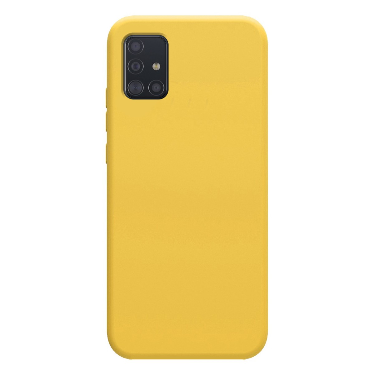 Funda Silicona Líquida Ultra Suave para Samsung Galaxy A51 color Amarilla