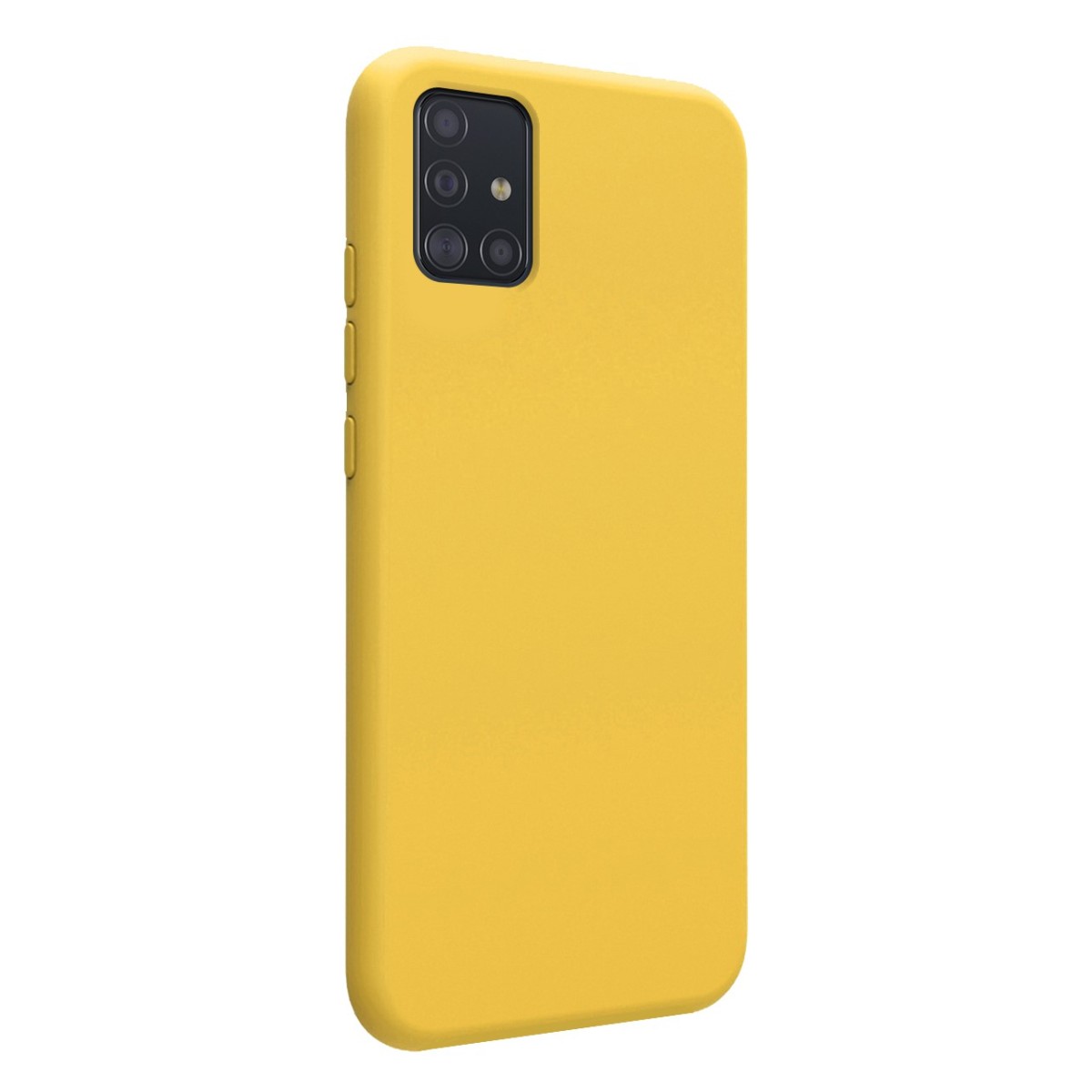Funda Silicona Líquida Ultra Suave para Samsung Galaxy A51 color Amarilla