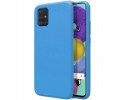 Funda Silicona Líquida Ultra Suave para Samsung Galaxy A51 color Azul