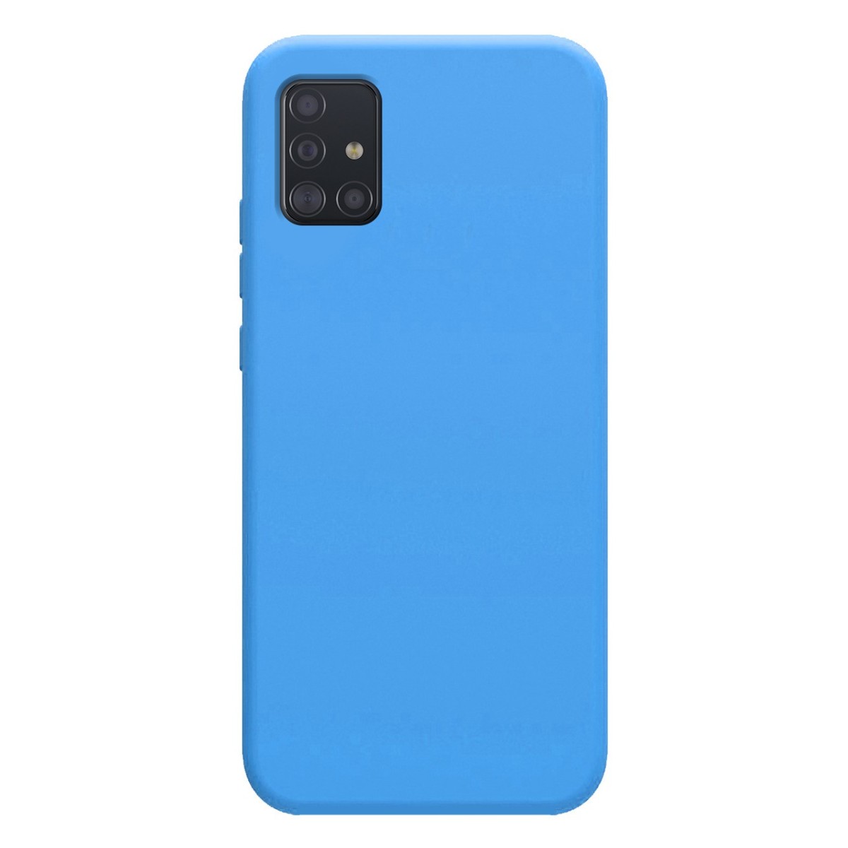 Funda Silicona Líquida Ultra Suave para Samsung Galaxy A51 color Azul