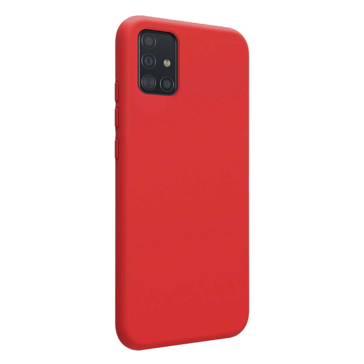 Funda Silicona Líquida Ultra Suave para Samsung Galaxy A51 color Roja