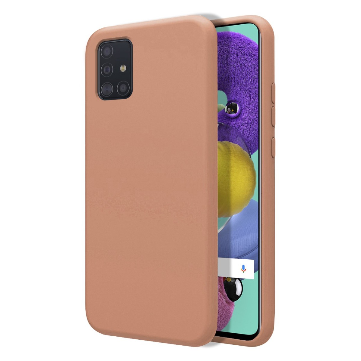 Funda Silicona Líquida Ultra Suave para Samsung Galaxy A51 color Rosa
