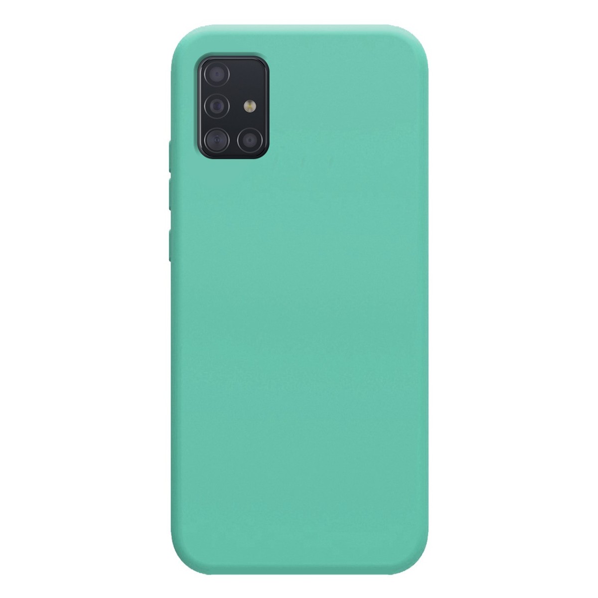 Funda Silicona Líquida Ultra Suave para Samsung Galaxy A51 color Verde
