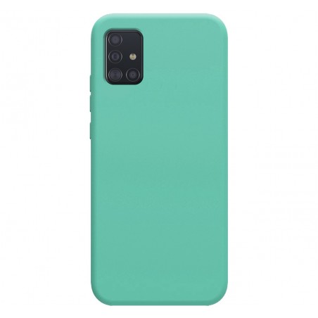 Funda Silicona Líquida Ultra Suave para Samsung Galaxy A51 color Verde
