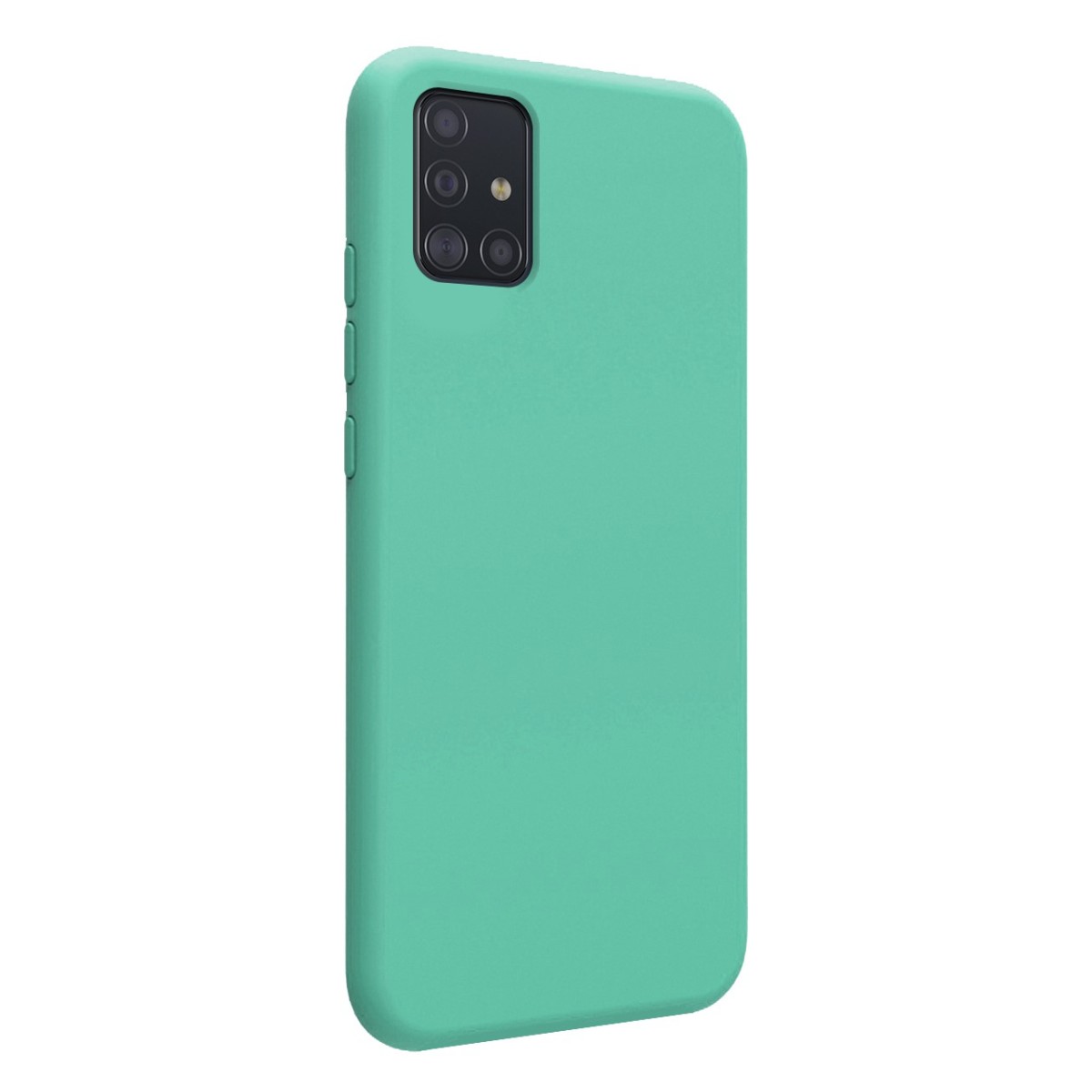 Funda Silicona Líquida Ultra Suave para Samsung Galaxy A51 color Verde