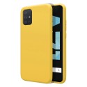 Funda Silicona Líquida Ultra Suave para Samsung Galaxy A71 color Amarilla