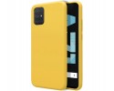 Funda Silicona Líquida Ultra Suave para Samsung Galaxy A71 color Amarilla