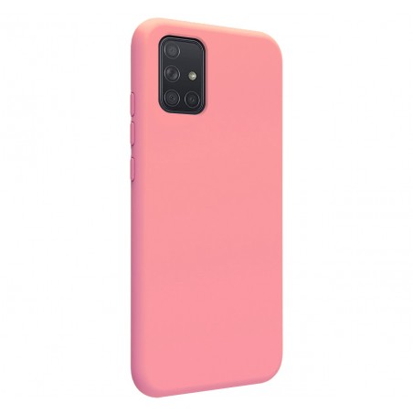 Funda Silicona Líquida Ultra Suave para Samsung Galaxy A71 color Rosa