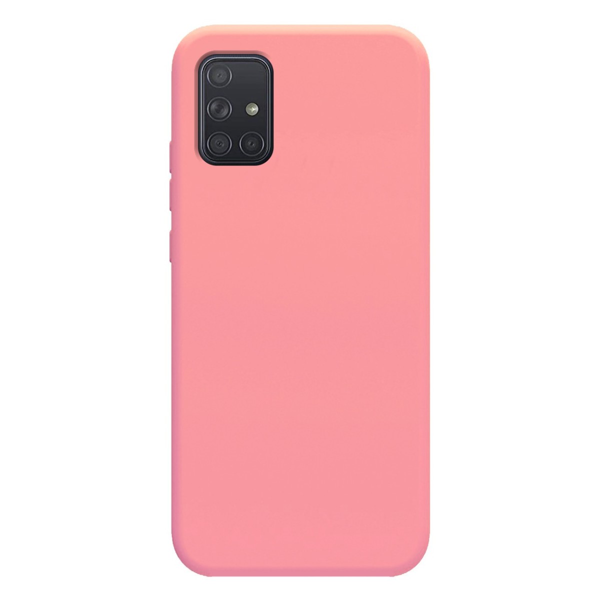 Funda Silicona Líquida Ultra Suave para Samsung Galaxy A71 color Rosa