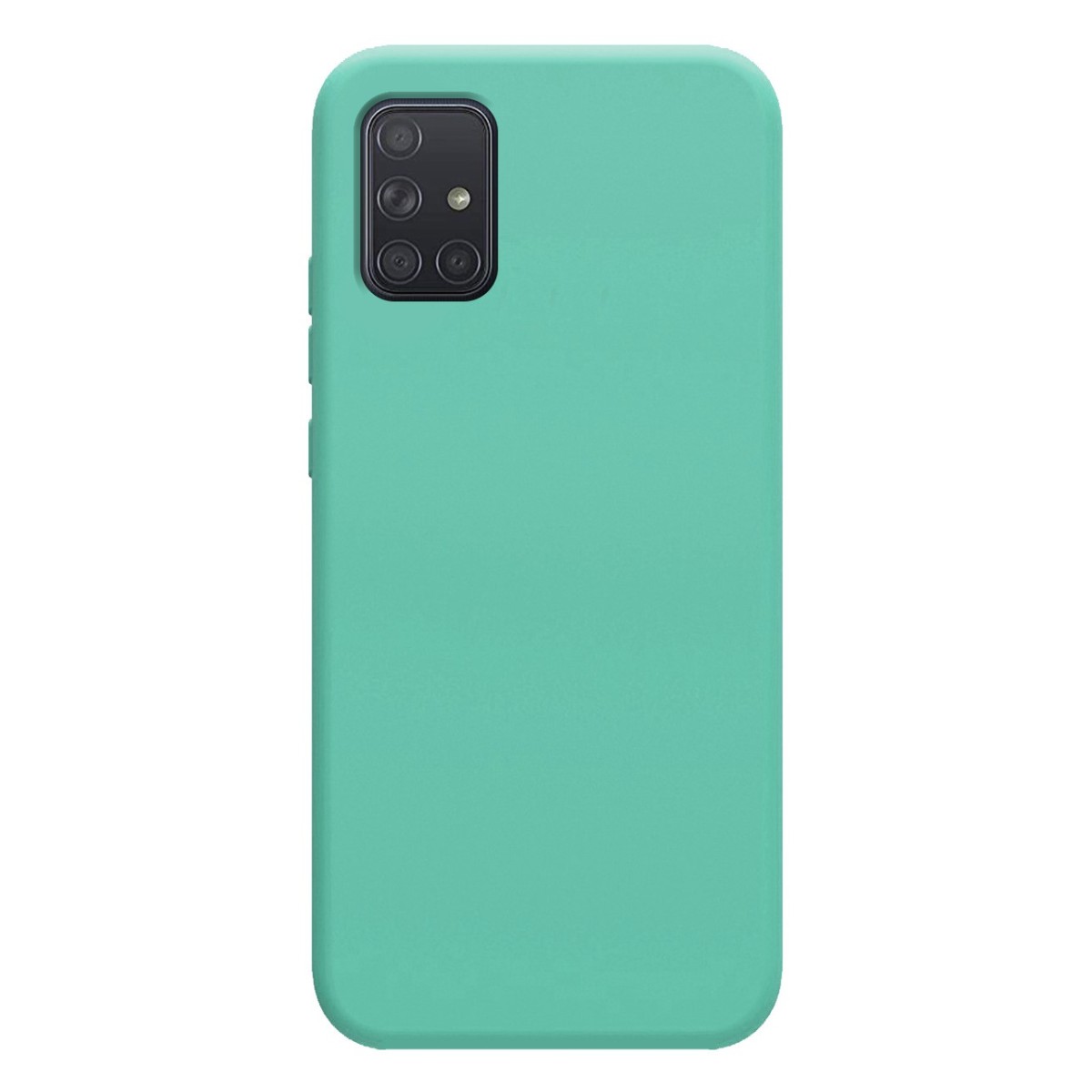 Funda Silicona Líquida Ultra Suave para Samsung Galaxy A71 color Verde