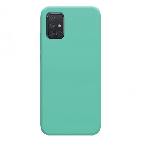 Funda Silicona Líquida Ultra Suave para Samsung Galaxy A71 color Verde