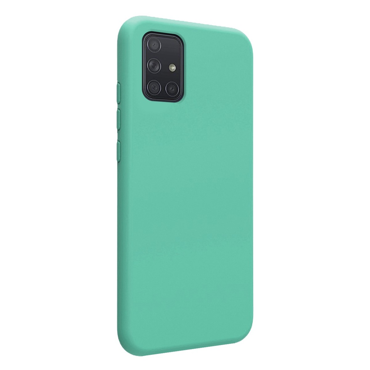 Funda Silicona Líquida Ultra Suave para Samsung Galaxy A71 color Verde