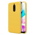 Funda Silicona Líquida Ultra Suave para Xiaomi Redmi 8 color Amarilla