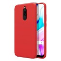 Funda Silicona Líquida Ultra Suave para Xiaomi Redmi 8 color Roja