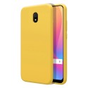 Funda Silicona Líquida Ultra Suave para Xiaomi Redmi 8A color Amarilla