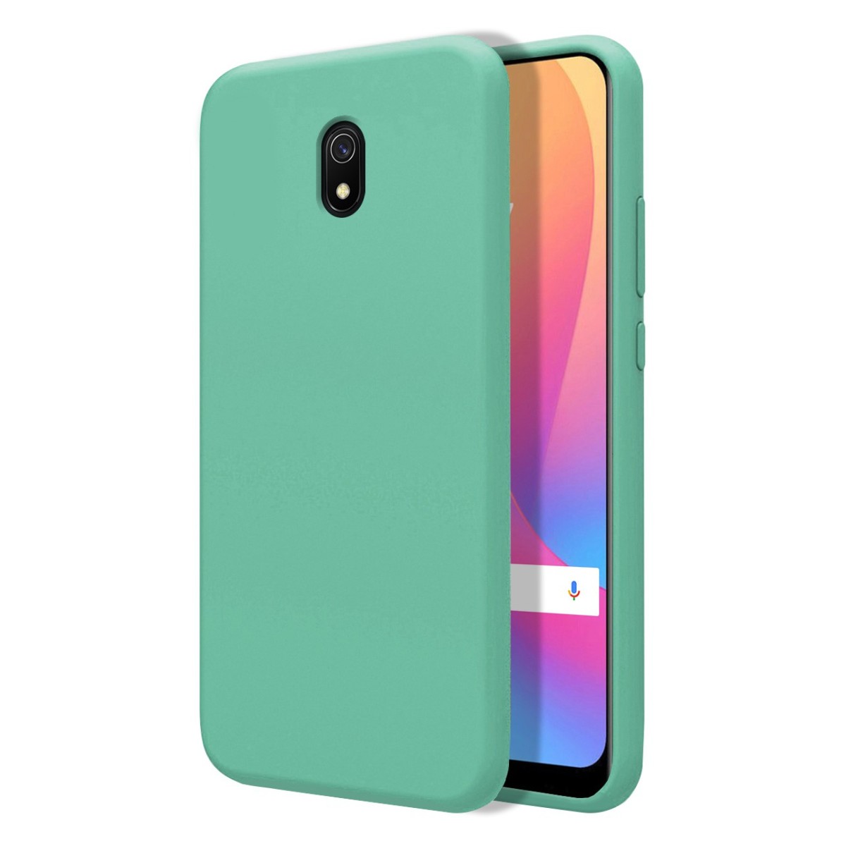 Funda Silicona Líquida Ultra Suave para Xiaomi Redmi 8A color Verde