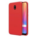 Funda Silicona Líquida Ultra Suave para Xiaomi Redmi 8A color Roja