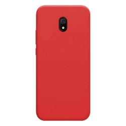 Funda Silicona Líquida Ultra Suave para Xiaomi Redmi 8A color Roja 2