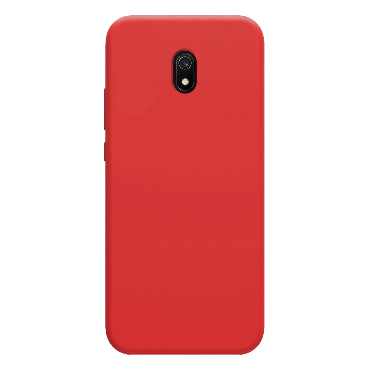 Funda Silicona Líquida Ultra Suave para Xiaomi Redmi 8A color Roja