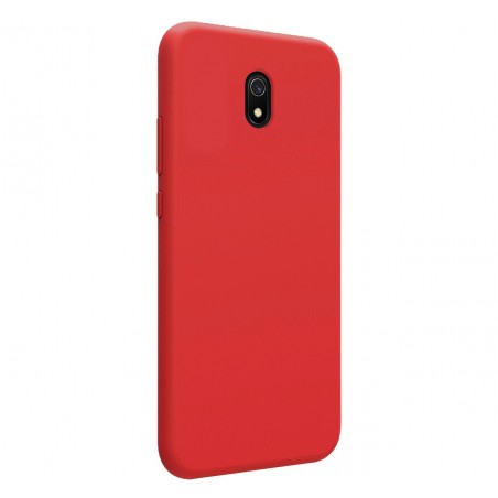 Funda Silicona Líquida Ultra Suave para Xiaomi Redmi 8A color Roja