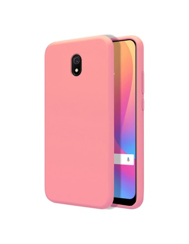 Funda Silicona Líquida Ultra Suave para Xiaomi Redmi 8A color Rosa