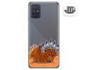 Funda Gel Transparente para Samsung Galaxy A71 diseño Bufalo Dibujos