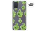 Funda Gel Transparente para Samsung Galaxy A71 diseño Cactus Dibujos