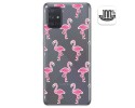 Funda Gel Transparente para Samsung Galaxy A71 diseño Flamenco Dibujos