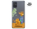 Funda Gel Transparente para Samsung Galaxy A71 diseño Jirafa Dibujos