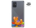 Funda Gel Transparente para Samsung Galaxy A71 diseño Leopardo Dibujos