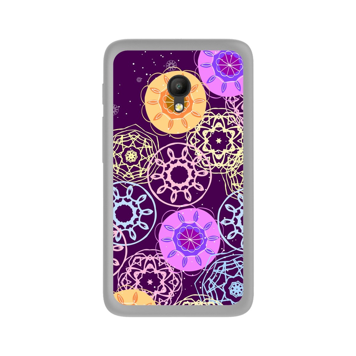 Funda Gel Tpu para Orange Rise 51 / Alcatel Pixi 4 (5") 4G / Vodafone Turbo 7 Diseño Radial Dibujos