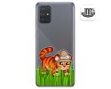 Funda Gel Transparente para Samsung Galaxy A71 diseño Tigre Dibujos