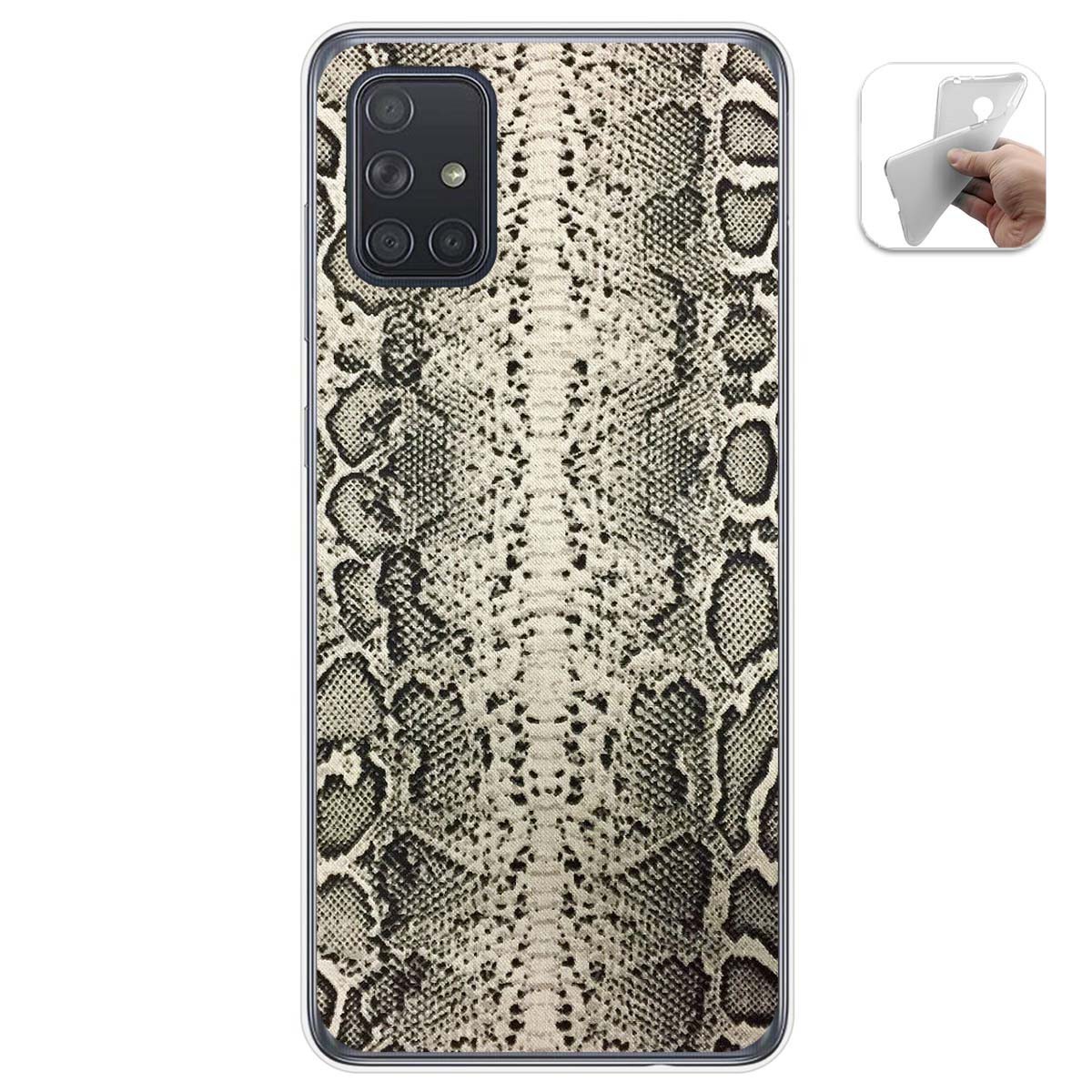 Funda Gel Tpu para Samsung Galaxy A71 diseño Animal 01 Dibujos