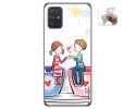 Funda Gel Tpu para Samsung Galaxy A71 diseño Café Dibujos