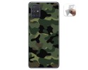 Funda Gel Tpu para Samsung Galaxy A71 diseño Camuflaje Dibujos