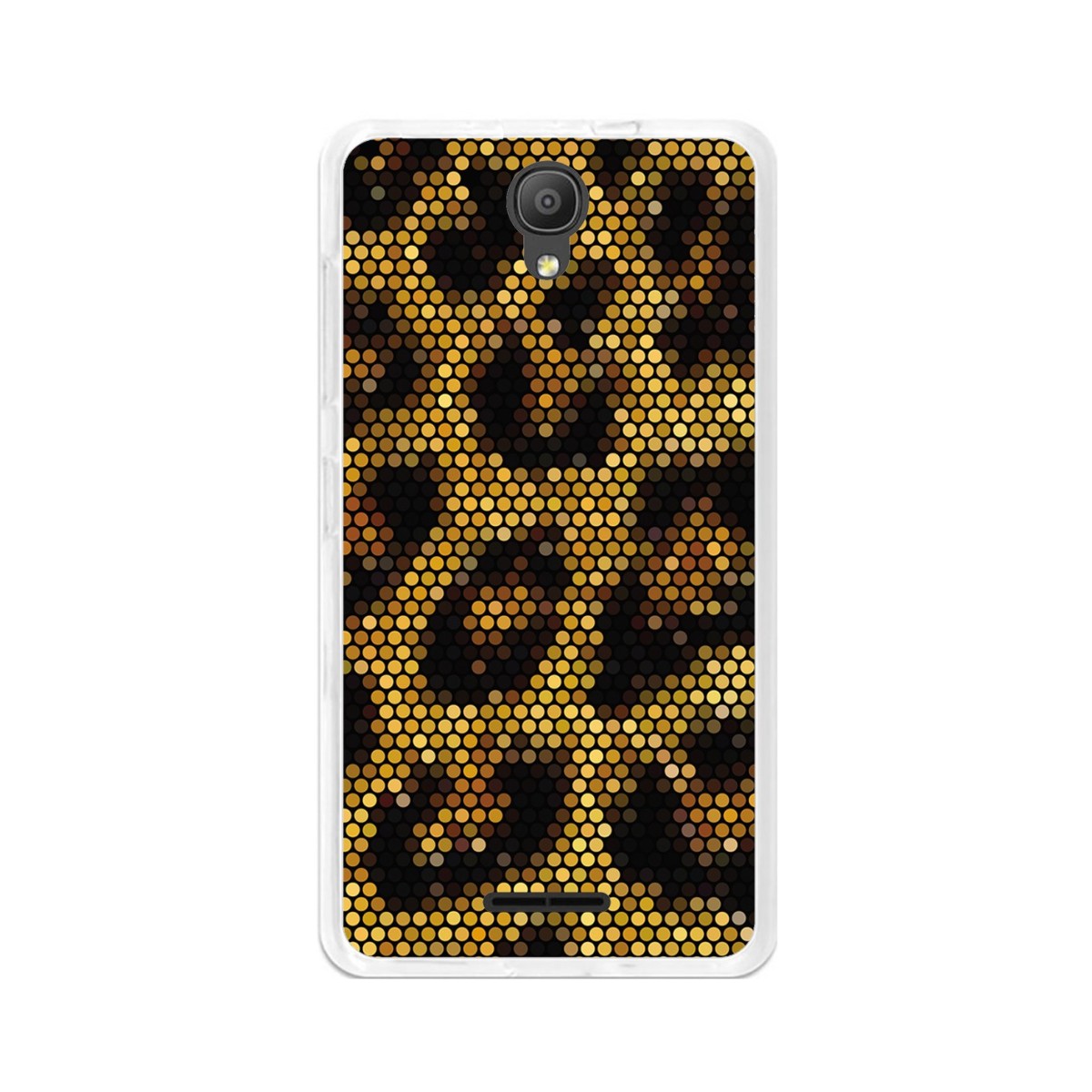 Funda Gel Tpu para Alcatel Pixi 4 (5") 3G Diseño Leopardo Dibujos