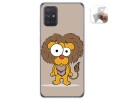 Funda Gel Tpu para Samsung Galaxy A71 diseño Leon Dibujos