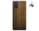 Funda Gel Tpu para Samsung Galaxy A71 diseño Madera Dibujos