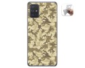 Funda Gel Tpu para Samsung Galaxy A71 diseño Sand Camuflaje Dibujos