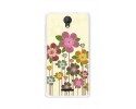 Funda Gel Tpu para Alcatel Pixi 4 (5") 3G Diseño Primavera En Flor Dibujos
