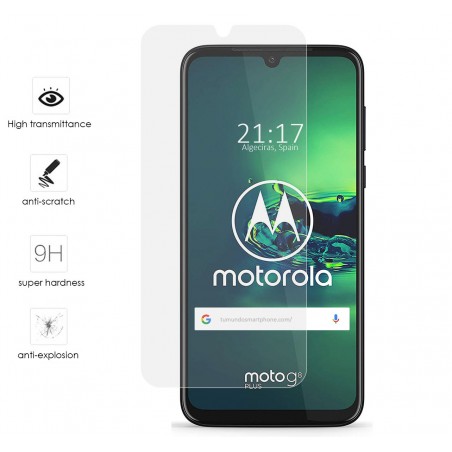 Protector Cristal Templado para Motorola Moto G8 Plus Vidrio