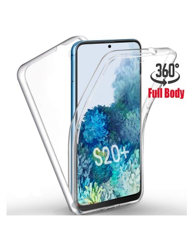 Funda Completa Transparente Pc + Tpu Full Body 360 para Samsung Galaxy S20+ Plus