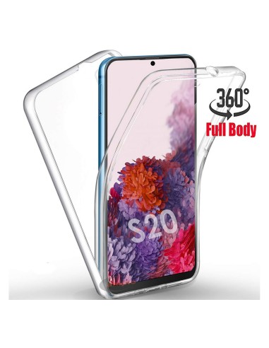 Funda Completa Transparente Pc + Tpu Full Body 360 para Samsung Galaxy S20