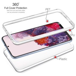 Funda Completa Transparente Pc + Tpu Full Body 360 para Samsung Galaxy S20 2