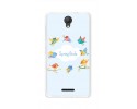 Funda Gel Tpu para Alcatel Pixi 4 (5") 3G Diseño Spring Birds Dibujos