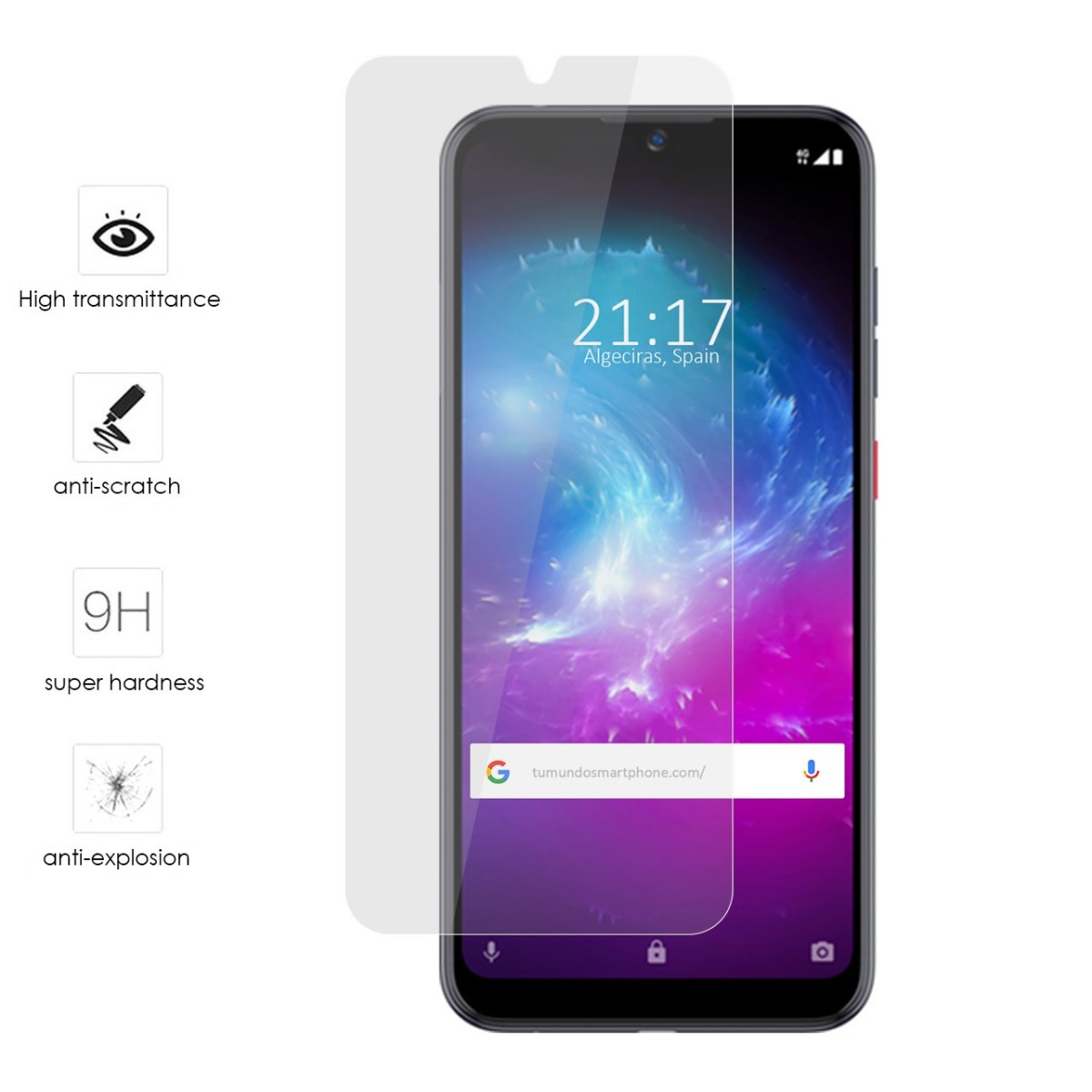 Protector Cristal Templado para Zte Blade A7 2020 Vidrio