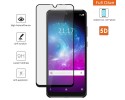 Protector Cristal Templado Completo 5D Full Glue Negro para Zte Blade A5 2020 Vidrio